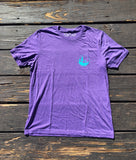 Pines To Palms Circle - Purple Triblend