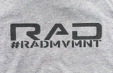 RADMVMNT Lightweight Hooded Pullover - Heather Gray