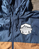 Rad Mountains Lightweight Windbreaker - Classic Navy / Saddle