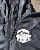 Rad Mountains Lightweight Pullover Anorak Windbreaker - Black Camo