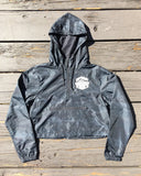 Rad Mountains Lightweight Crop Windbreaker - Black Camo