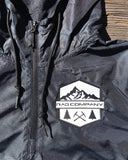 Rad Mountains Lightweight Crop Windbreaker - Black Camo