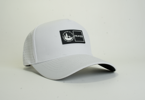 The Outsider Curved Brim Hat - White