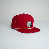 Rad Mountains 6 Panel Hat - Maroon