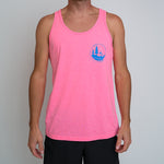 Pines To Palms Circle Tank - Neon Pink