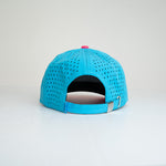 Rad Sun Curved Brim Hat - Electric Blue/Hot Pink