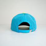 Rad Sun Curved Brim Hat - Electric Blue/Neon Yellow