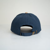 Triangle Mountains Curved Brim Hat - Khaki/Navy