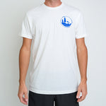 Pines To Palms Circle - White / Royal Blue