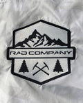 Rad Mountains Lightweight Crop Windbreaker - Snow Camo